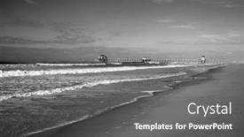  Presentation with huntington - PPT layouts enhanced with huntington-beach-pier-huntington-beach background and a gray colored foreground