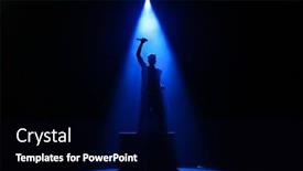  Presentation with huntington - Colorful presentation enhanced with huntington-ny-feb-25-singer backdrop and a navy blue colored foreground