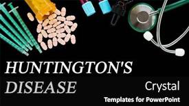  Presentation with huntington - Presentation theme having huntington-s-disease-text background and a  colored foreground