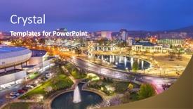  Presentation with alabama - Cool new PPT layouts with huntsville-alabama-usa-park backdrop and a teal colored foreground