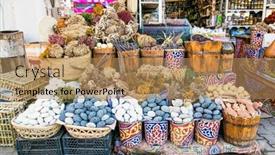  Presentation with sponges - Colorful slide set enhanced with hurgada-egypt-jan-30-2020 backdrop and a coral colored foreground