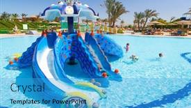  Presentation with hotels - Amazing presentation design having hurghada-egypt-apr-12-2013 backdrop and a teal colored foreground