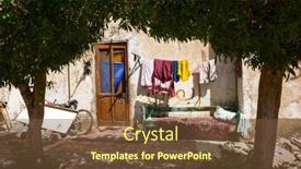  Presentation with ordinary - Slide set with hurghada-red-sea-governorate-egypt background and a tawny brown colored foreground