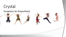  Presentation with brighter group - Amazing presentation design having hurray to athlets bright group backdrop and a  colored foreground