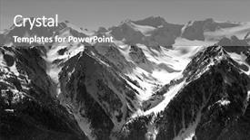  Presentation with hurricane - Theme having hurricane ridge of the olympic background and a gray colored foreground