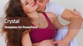  Presentation with husband and wife - PPT theme enhanced with husband and wife expecting soon background and a  colored foreground