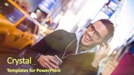  Presentation with new york - Amazing slide deck having hustle - young latin man walking backdrop and a  colored foreground