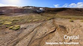  Presentation with geothermal - Beautiful presentation featuring hverir - geothermal field in northern backdrop and a coral colored foreground