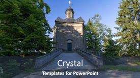  Presentation with eastern - Slide deck enhanced with hvezda-church-in-broumovske-steny background and a ocean colored foreground