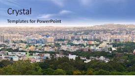  Presentation with gdp - Colorful slide set enhanced with hyderabad is fifth largest contributor backdrop and a light blue colored foreground