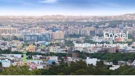  Presentation with gdp - Slide set featuring it is the largest energy background and a  colored foreground.