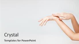  Presentation with hydration - Presentation theme enhanced with hydration - health and beauty concept background and a white colored foreground