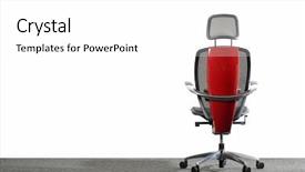  Presentation with office moves - Audience pleasing presentation consisting of hydraulic products - office swivel chair backdrop and a white colored foreground