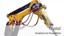  Presentation with mechanics - Slides featuring hydraulics - close-up of the hydraulic tubes background and a white colored foreground