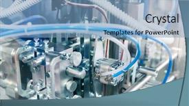  Presentation with hydraulics - Audience pleasing presentation consisting of hydraulics - pneudraulic device backdrop and a light blue colored foreground