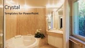  Presentation with complete - Theme with hydro massage for a complete relax background and a coral colored foreground