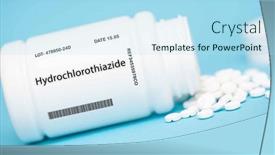  Presentation with hypertension - Slide set with hydrochlorothiazide-thiazide-diuretic-hypertension background and a light blue colored foreground