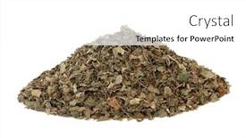  Presentation with anti ageing - Cool new slides with hydrocotyle-herb-has-anti-ageing backdrop and a white colored foreground