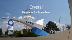  Presentation with hydroelectric - Colorful presentation theme enhanced with hydroelectric-dam-vishgorod-july-29 backdrop and a teal colored foreground