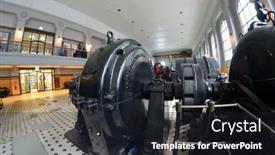  Presentation with norway hydroelectric - PPT layouts consisting of hydroelectric-power-plant-of-norsk background and a wine colored foreground