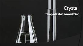  Presentation with test tubes - Slide set consisting of hydrogel - test tubes with liquid background and a dark gray colored foreground
