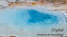  Presentation with shenandoah national park big meadows - Colorful slide set enhanced with hydrology - geyser basin in yellowstone national backdrop and a  colored foreground