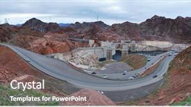  Presentation with boarder - Theme with businessman at work confident young african businessman working in his office background and a dark gray colored foreground