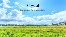  Presentation with vietnam air - Slides consisting of hydropower plant - suburbs in vietnam background and a arctic colored foreground