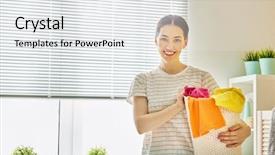  Presentation with beautiful black women smiling - Audience pleasing PPT theme consisting of hygiene activities - beautiful young woman is smiling backdrop and a white colored foreground