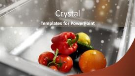  Presentation with food safety - Beautiful theme featuring hygiene-food-and-safety-concept backdrop and a coral colored foreground