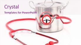  Presentation with gardening healthy food cooking - Cool new theme with hygiene food safety - healthy cooking backdrop and a sky blue colored foreground