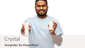  Presentation with hygiene - PPT theme consisting of hygiene-grooming-and-people-concept background and a light gray colored foreground