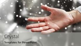  Presentation with hand hygiene - Amazing theme having hygiene-health-care-and-cleanleness backdrop and a light gray colored foreground