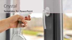  Presentation with hygiene - Colorful slide deck enhanced with hygiene-health-care-and-safety backdrop and a light gray colored foreground