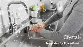  Presentation with home health care - Audience pleasing PPT layouts consisting of hygiene-health-care-and-safety backdrop and a gray colored foreground