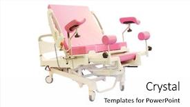  Presentation with medical - Slide deck with hygiene security - new and modern medical table background and a white colored foreground