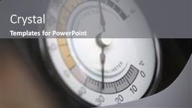  Presentation with storage - Slide set with hygrometer-close-up-dry-cabinet background and a gray colored foreground