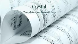  Presentation with music notes - Audience pleasing slides consisting of hymn - music notes backdrop and a sky blue colored foreground