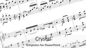  Presentation with hymn - Presentation enhanced with hymn - music sheet from one background and a white colored foreground