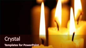  Presentation with candles - Audience pleasing slides consisting of hypnosis - burning candles close-up backdrop and a wine colored foreground