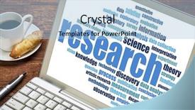  Presentation with scientific research - Amazing PPT theme having hypothesis - scientific research word cloud backdrop and a light blue colored foreground