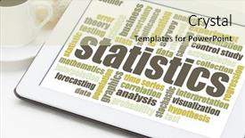  Presentation with data analysis - Amazing PPT theme having hypothesis - statistics and data analysis word backdrop and a soft green colored foreground