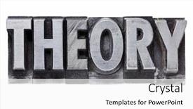 Presentation with theory - Slide deck having hypothesis - theory - isolated word background and a white colored foreground