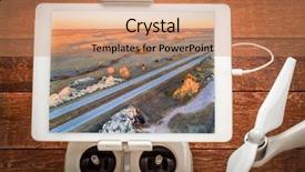  Presentation with freeway - PPT theme featuring i-25 across rolling prairie background and a coral colored foreground