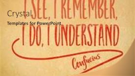  Presentation with understanding - Presentation featuring i-hear-i-know and a yellow colored foreground