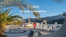  Presentation with loving hearts love heart candy - PPT theme enhanced with i-love-kefalonia-sign background and a  colored foreground