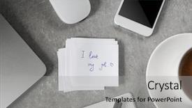  Presentation with job - Amazing PPT theme having i love my job concept backdrop and a  colored foreground