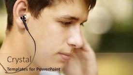  Presentation with love music - Slides enhanced with i love this music background and a coral colored foreground