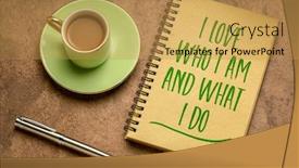  Presentation with love words - Beautiful presentation featuring i-love backdrop and a yellow colored foreground