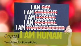  Presentation with gay - Slide set featuring iam - i am gay straight lesbian background and a gold colored foreground